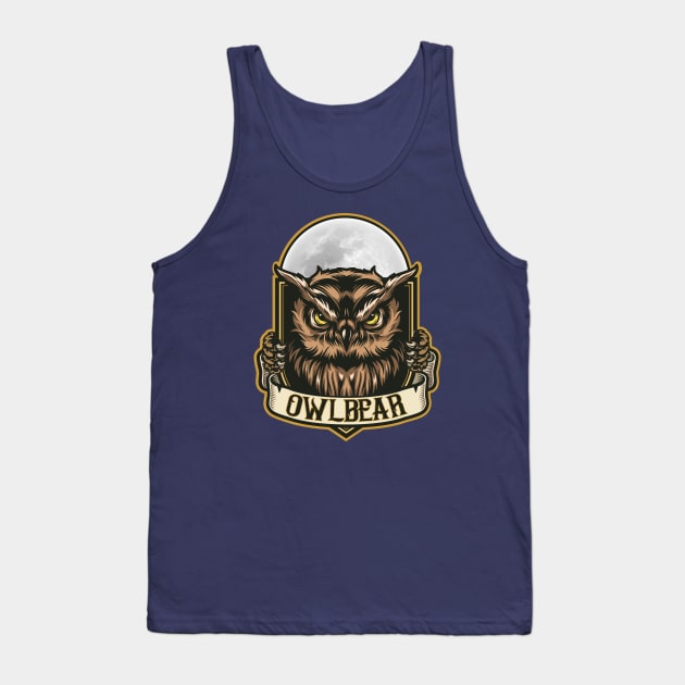 Owlbear v2 for Tabletop Gamers Tank Top by KennefRiggles